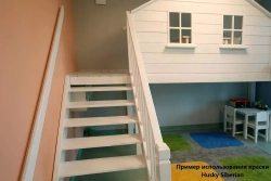 Краска для дерева акриловая полуматовая, HUSKY SIBERIAN, 0.9л, Белая база А / с натуральным воском, для наружных и внутренних работ