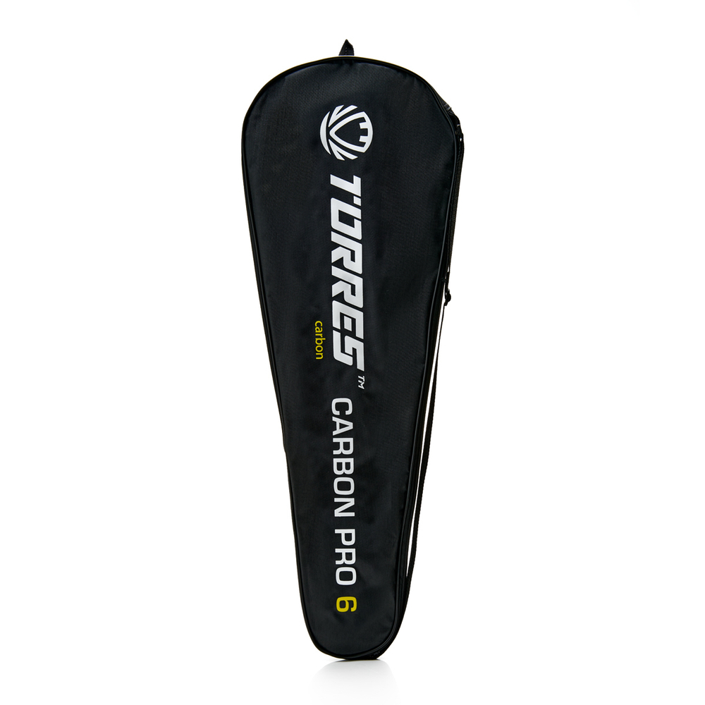 Ракетка бадм. TORRES Carbon PRO6, BD23521,для продв., стерж/обод из карбона,со струнами, фиол