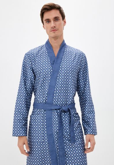 Бугатти (синий) М Мужской Халат