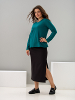 Лонгслив ЛНкл-081/изумруд