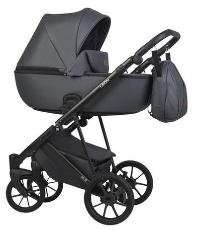 Детская коляска Riko Basic Leon 2 в 1 03 Grafite графит