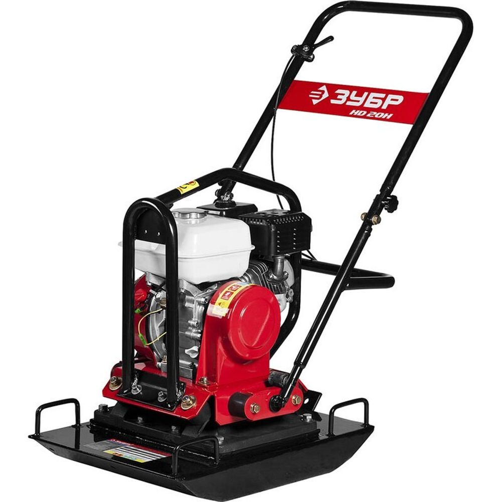 Виброплита бензиновая ЗУБР ЗВПБ-20 ГХ - [86 кг / 20 кН / Honda GX160]
