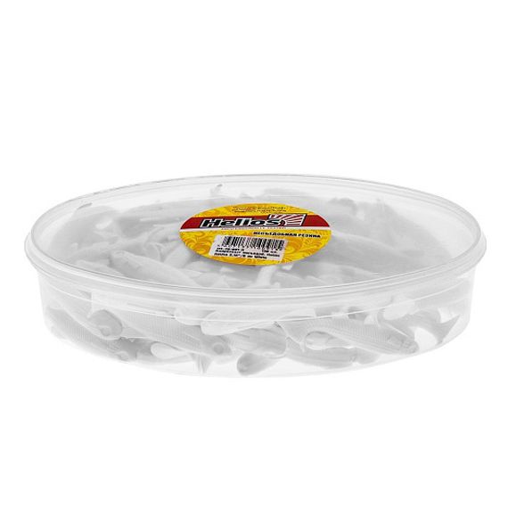 Виброхвост несъедоб. Nelma 3.15&#39;/8 см White 100шт. (HS-26-001-N) Helios