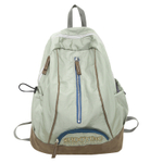 DELIXIONG Nylon Backpack Regular Unisex Black/Green/Pink/Red/Black