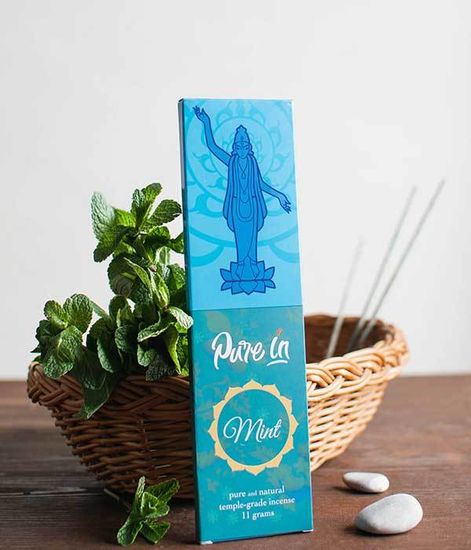 Индийские благовония Мята, Pure in