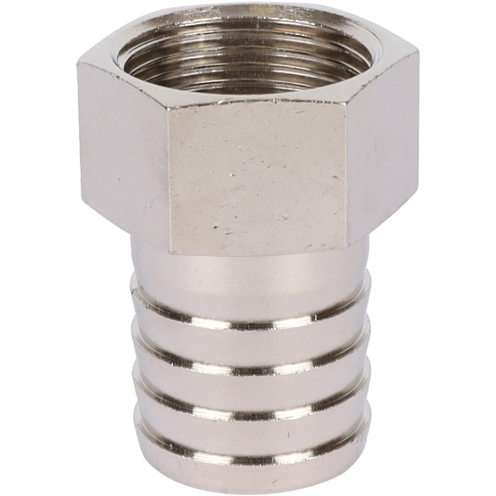 Штуцер с внутренней резьбой STOUT SFT 0066 - 3/4" x 25 мм (латунь никелированная)