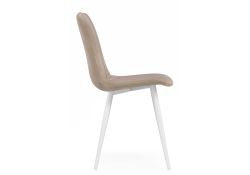 Стул на металлокаркасе Дани бежевый / белый