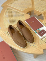Лоферы Loro Piana Summer Walk с мехом
