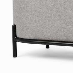 Пуф Pawai 120х45 см, светло-серый