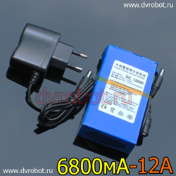 Аккумулятор Li-Po 12В-6800мА-12А