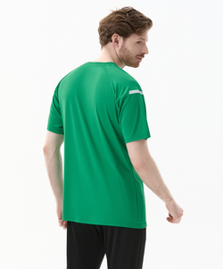 Футболка тренировочная CAMP 2 Training Poly Tee, зеленый/белый