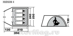 Палатка Trek Planet Hudson 4