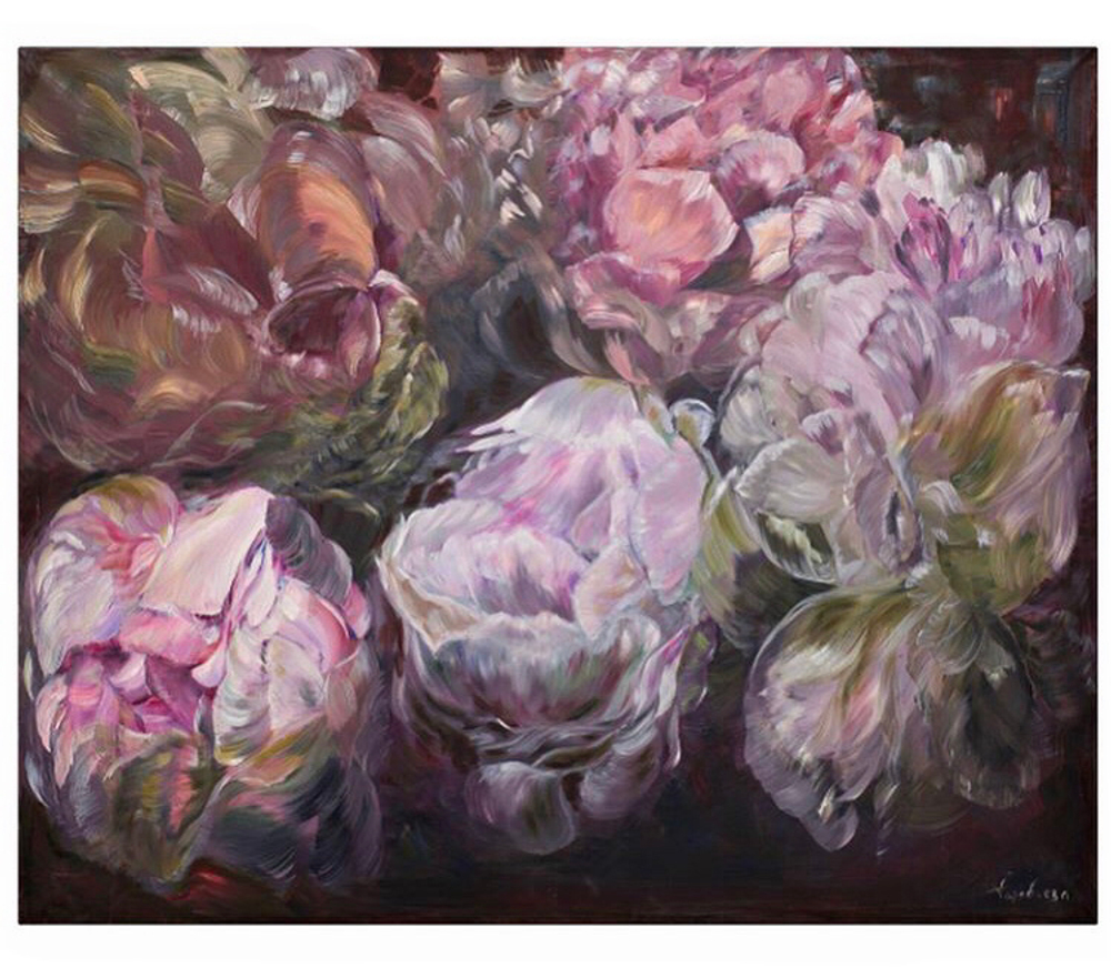 Холст Пионы Garda Decor 89VOR-AQUARELLE18