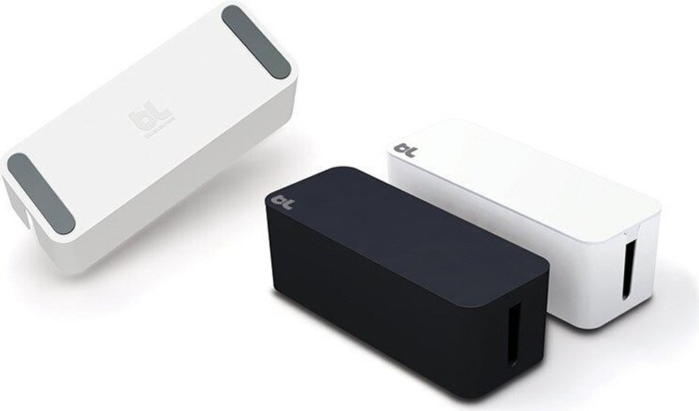 Банка для хранения Bluelounge na kable CableBox, пищевой пластик, чёрная
