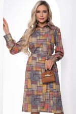 Платье "Тетрис по-новому" (мультиколор) П8677 LT Collection