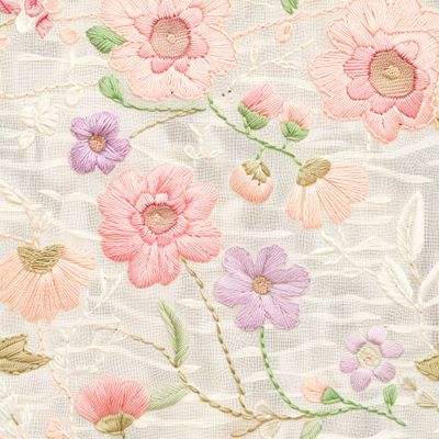 Вышитые цветы