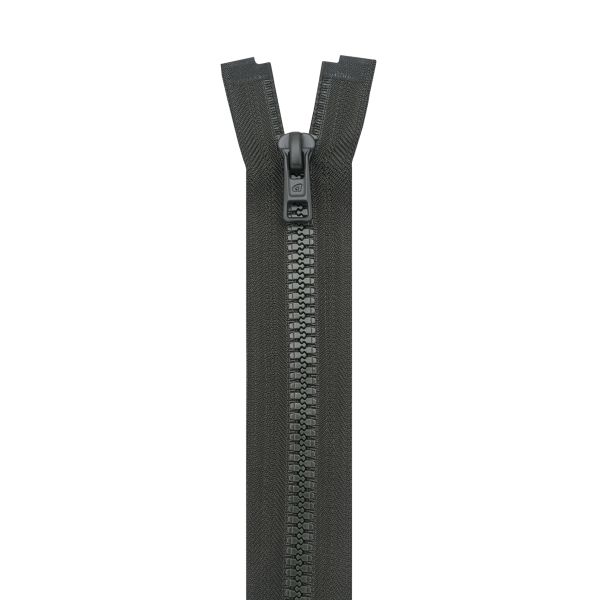 Молния трактор Arta Т6 (6 мм) 1 зам., разъем., 40 см, (2076), A237 т.хаки, НОВЫЙ МАТОВЫЙ ЗАМОК, уп.50 штук