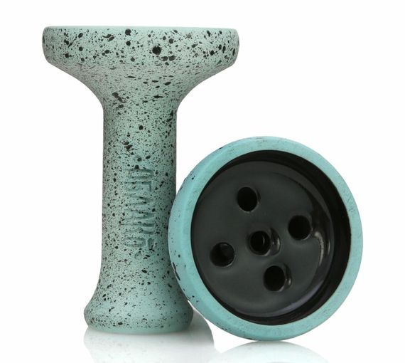 Чаша для кальяна Oblako MONO Black DARK LIGHT-BLUE