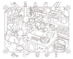 [Vol.6] A friendly squirrel and the residents of the antique town by Mona.