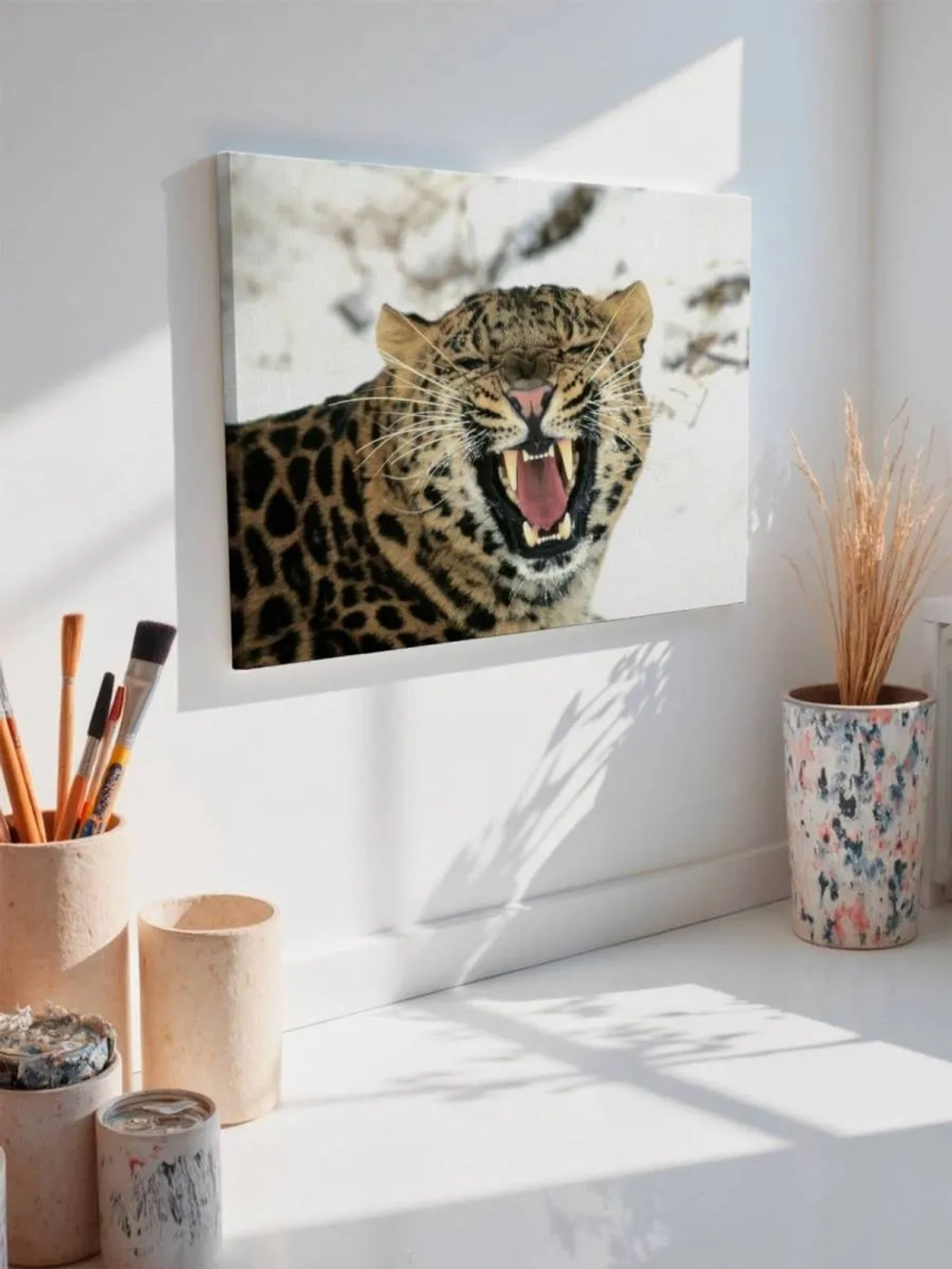 Картина на стену 40 X 50 Леопард