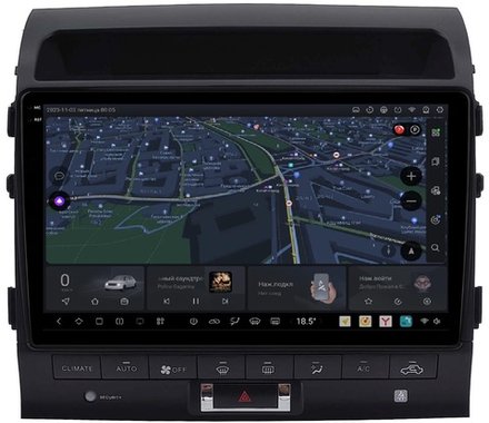 Магнитола для Toyota Land Cruiser 200 2007-2015 (со штатной камерой или 360) - Carmedia SF-1620-4-ABC QLed+2K, Android 13, UIS7870 (DUDU7), CarPlay, SIM-слот