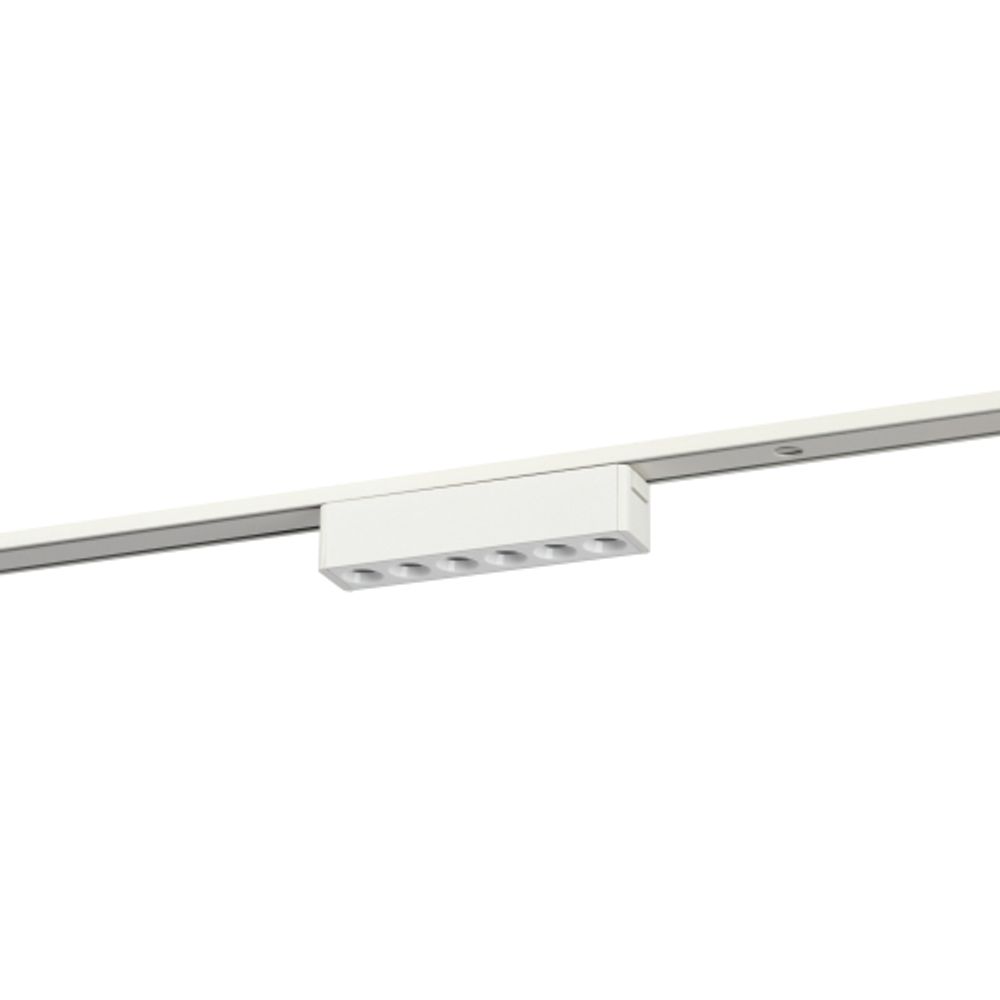 Магнитный трековый светильник ЭРА TRM-S5-2-6W4K WH светодиодный 6Вт 4000К белый для системы S5