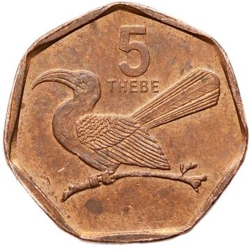 5 тхебе 1998-2009 Ботсвана