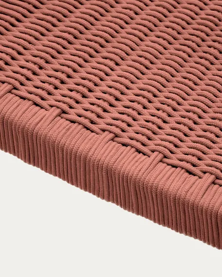 Стул Glynis массив эвкалипта с розовым сиденьем