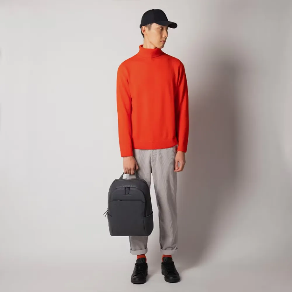 Рюкзак Piquadro Black Square из натуральной кожи (CA3214B3/BLU4) 8