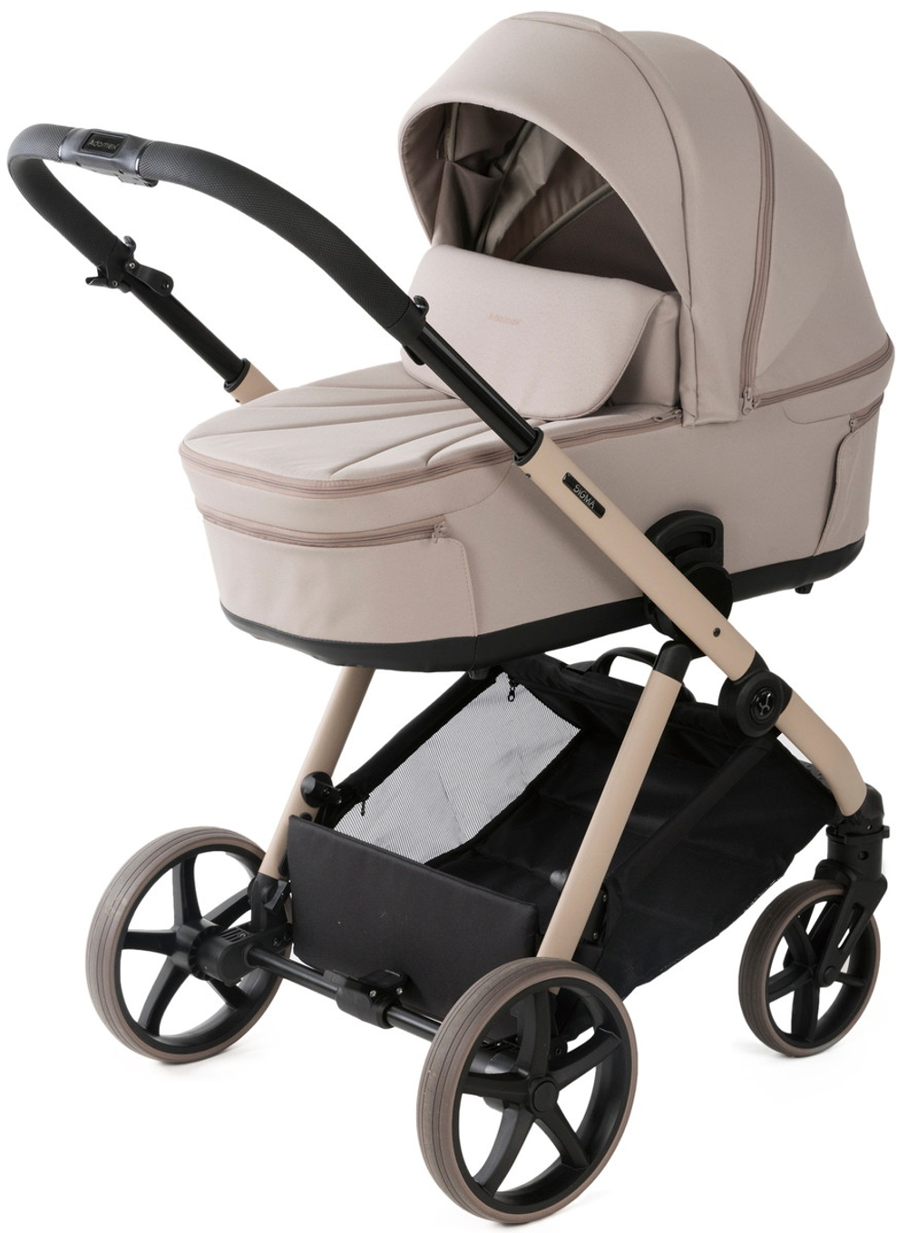 Детская коляска Adamex Sigma Natura 3 в 1 SI-04-CAPPUCCINO (КАПУЧИНО)