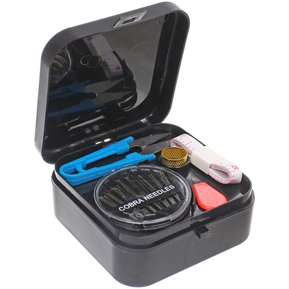 Швейный набор для рукоделия в боксе «Favorite Hous «, цвет чёрный, 21 предмет