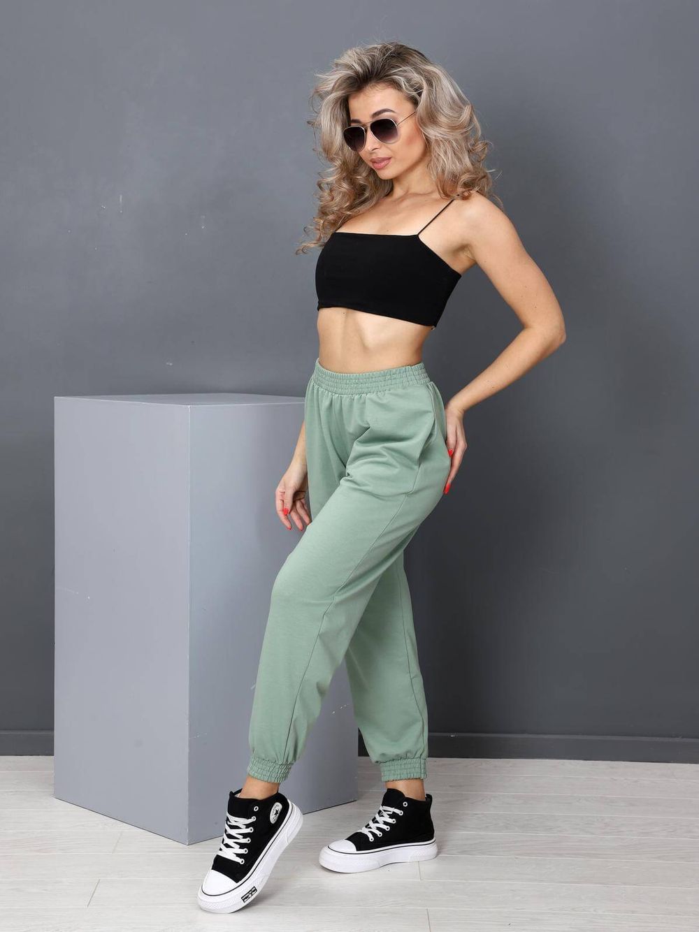 Битлз - брюки фисташка Iv-capriz (Акция)