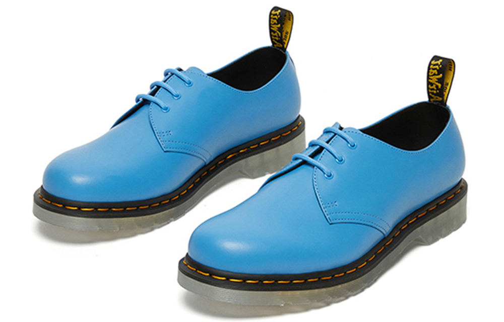 Dr.Dr. Martens Martens 1461 series British style fashion flat shoes casual single shoes men and women the same style blue