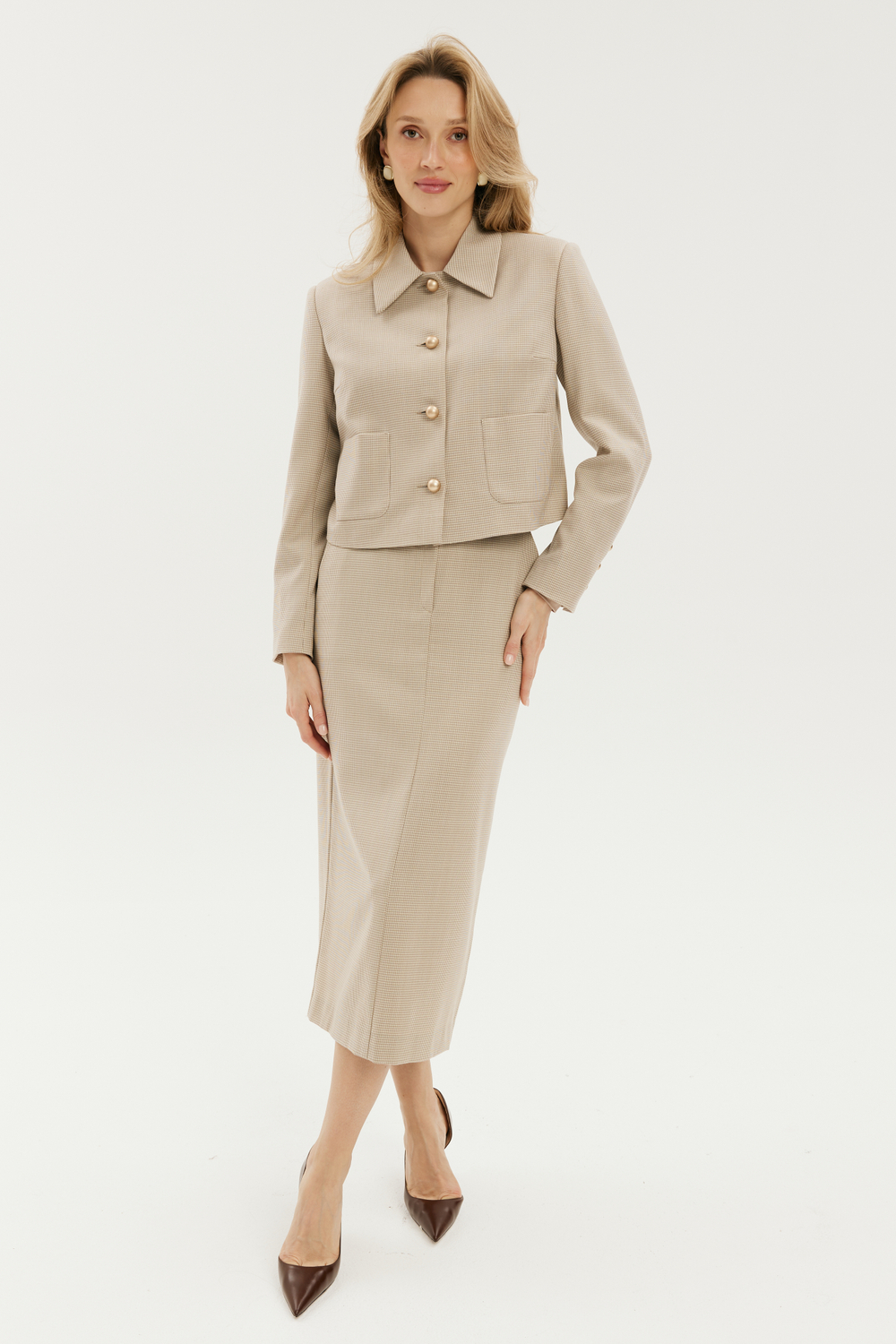 Жакет женский шерстяной