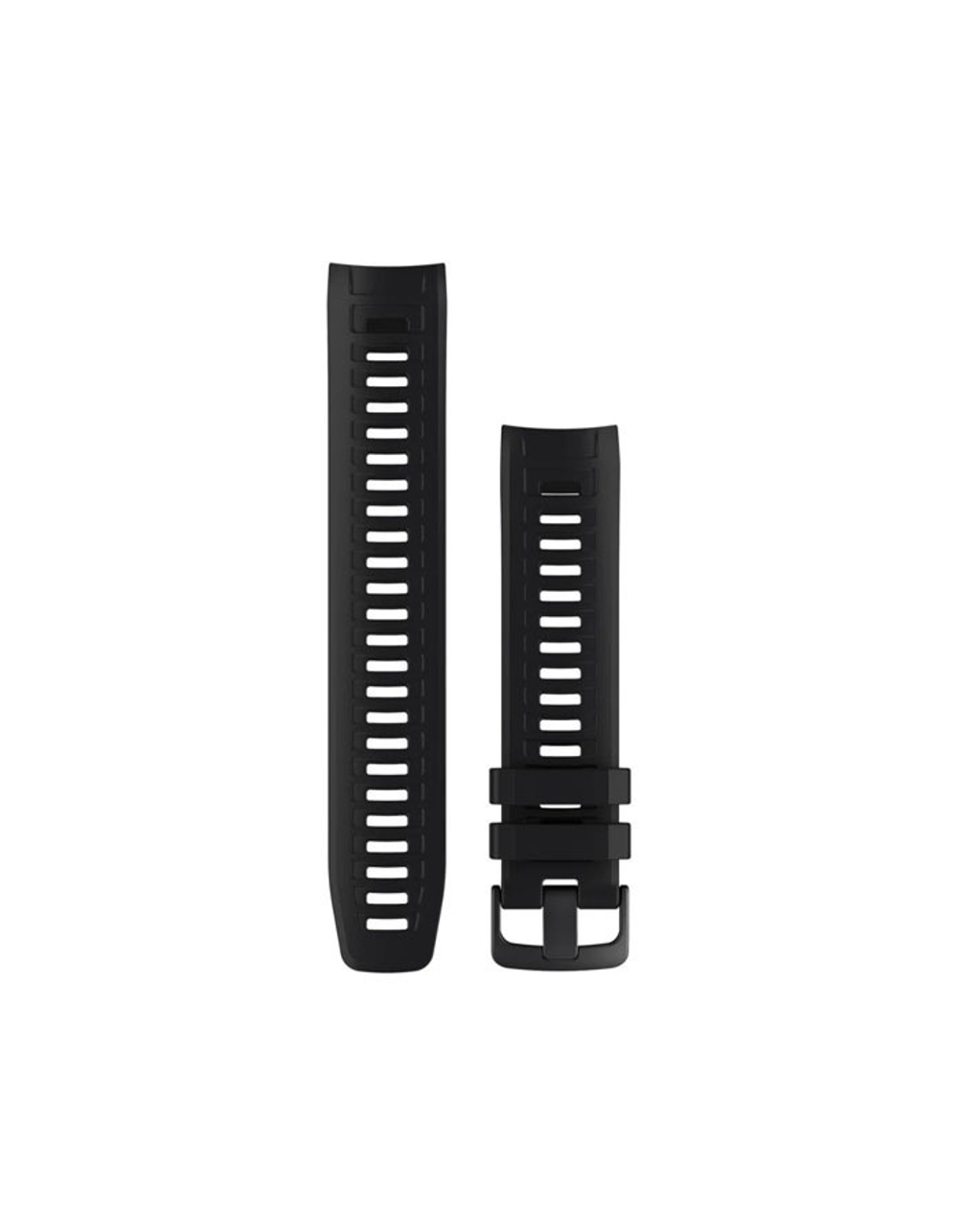 Ремешок силиконовый для Garmin Instinct / instinct 2 / Instinct Crossover 22 мм оригинальное крепление (Черный)