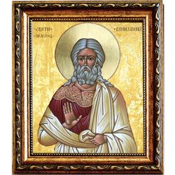 Вениамин Праведный праотец. Икона на холсте.