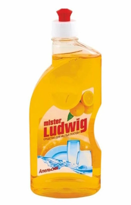 Средство для мытья посуды "Mister Ludwig orange" 500мл Romax