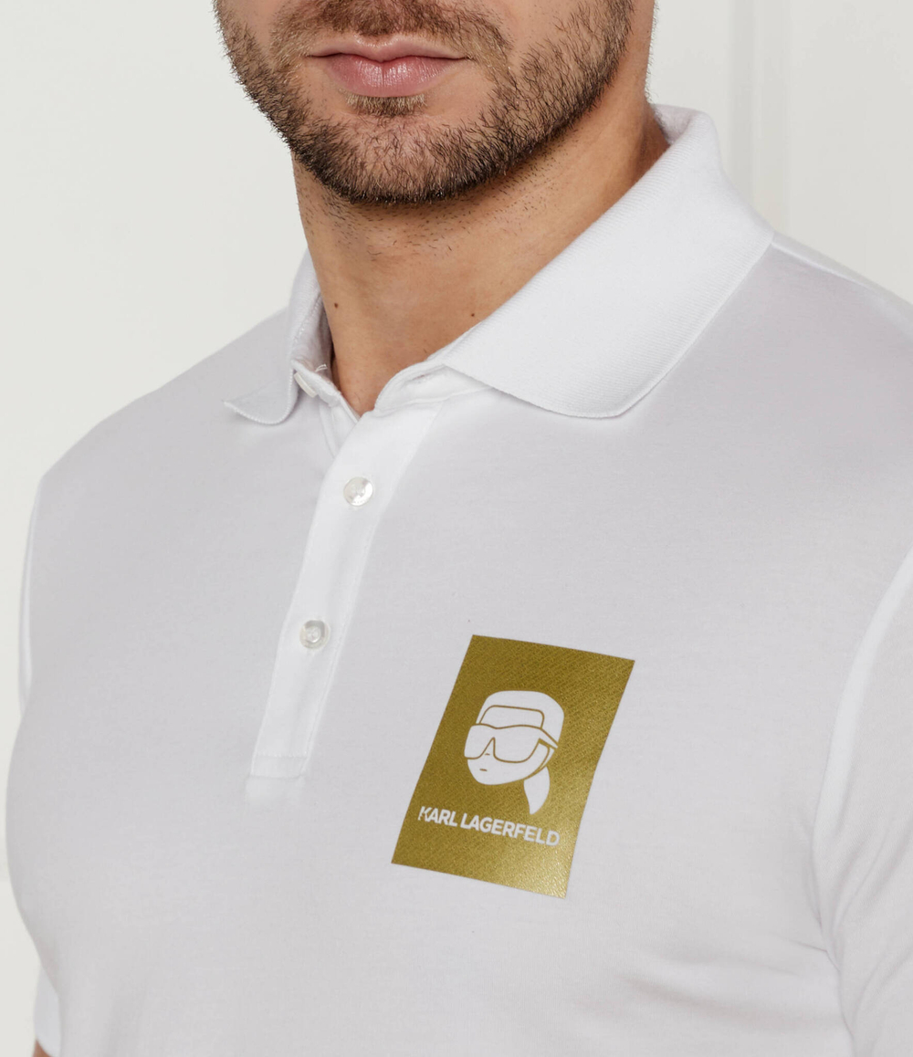 Поло Karl Lagerfeld - белый(745460 551235)