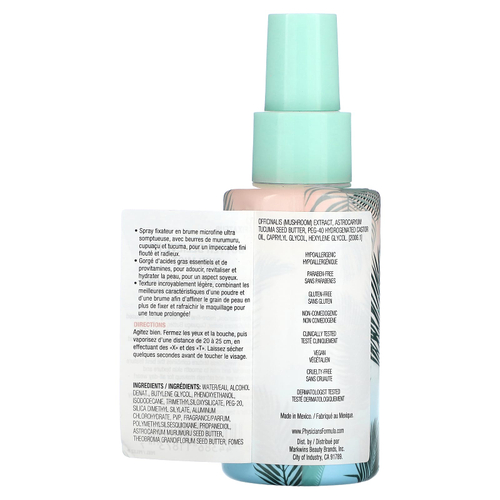 Physicians Formula, Butter Believe It, Skin Mist, спрей для фиксации кожи, с маслом мурумуру, 99 мл (3,3 жидк. унции)