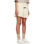 Шорты Fear of God Essentials FW22 Nylon Running Shorts Egg shell Logo, FOG-FW22-0792