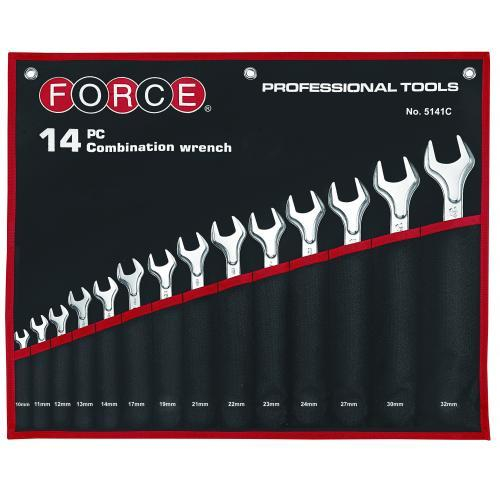 Набор рожково-накидных ключей 14 предметов FORCE 5141C (5141c)