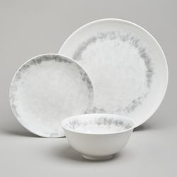 НАБОР ОБЕДЕННЫЙ BRONCO "DAILY" НА 4 ПЕРСОНЫ 12 ПРЕДМЕТОВ СЕРЫЙ