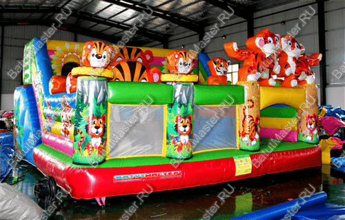 Коммерческий надувной батут "Тигриная страна мини"