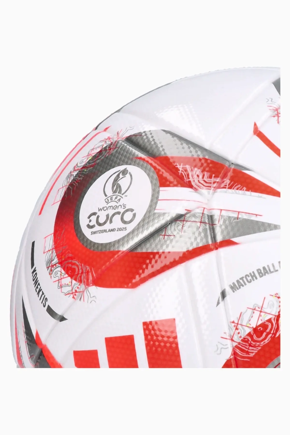 Футбольный мяч adidas Women's EURO 2025 Final League размер 5 - белый