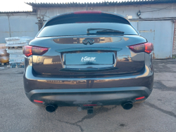 Окрас насадок глушителя Infiniti