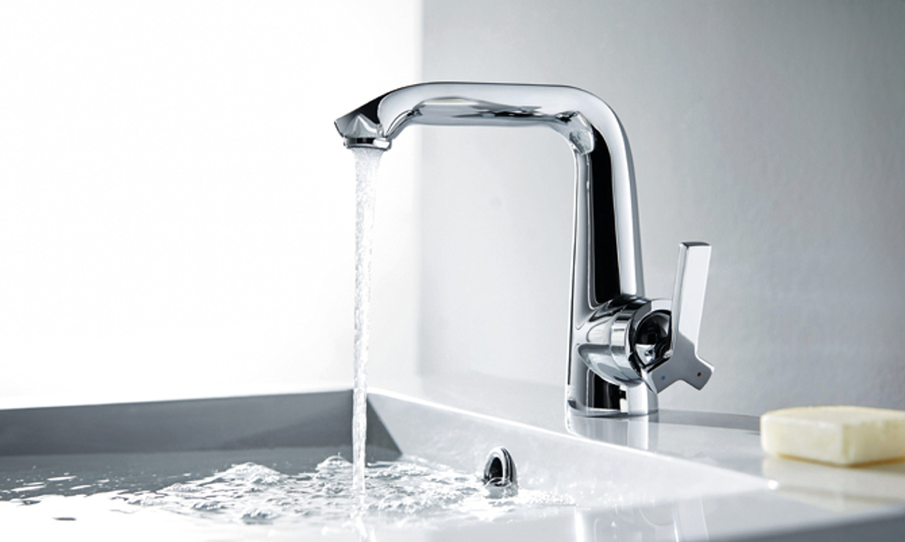 Смеситель для умывальника Bravat Waterfall