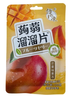 Фруктовое желе с конжаком со вкусом Манго 100 г * 4 шт