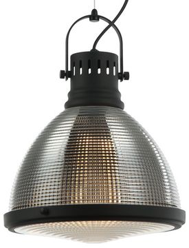 Светильник подвесной 1*Е27 2126/02/01P чёрный/дымчатый Shiner Stilfort