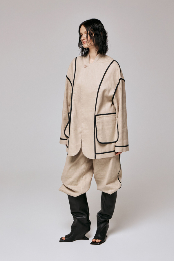 Костюм из крапивы OVSYANKA Beige