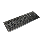 Клавиатура беспроводная Logitech K270, черный, Retail, мембранная, радиоканал, AAA (920-003058)